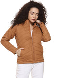 Olive Solid Puffer Jacket | JC78 - view 6