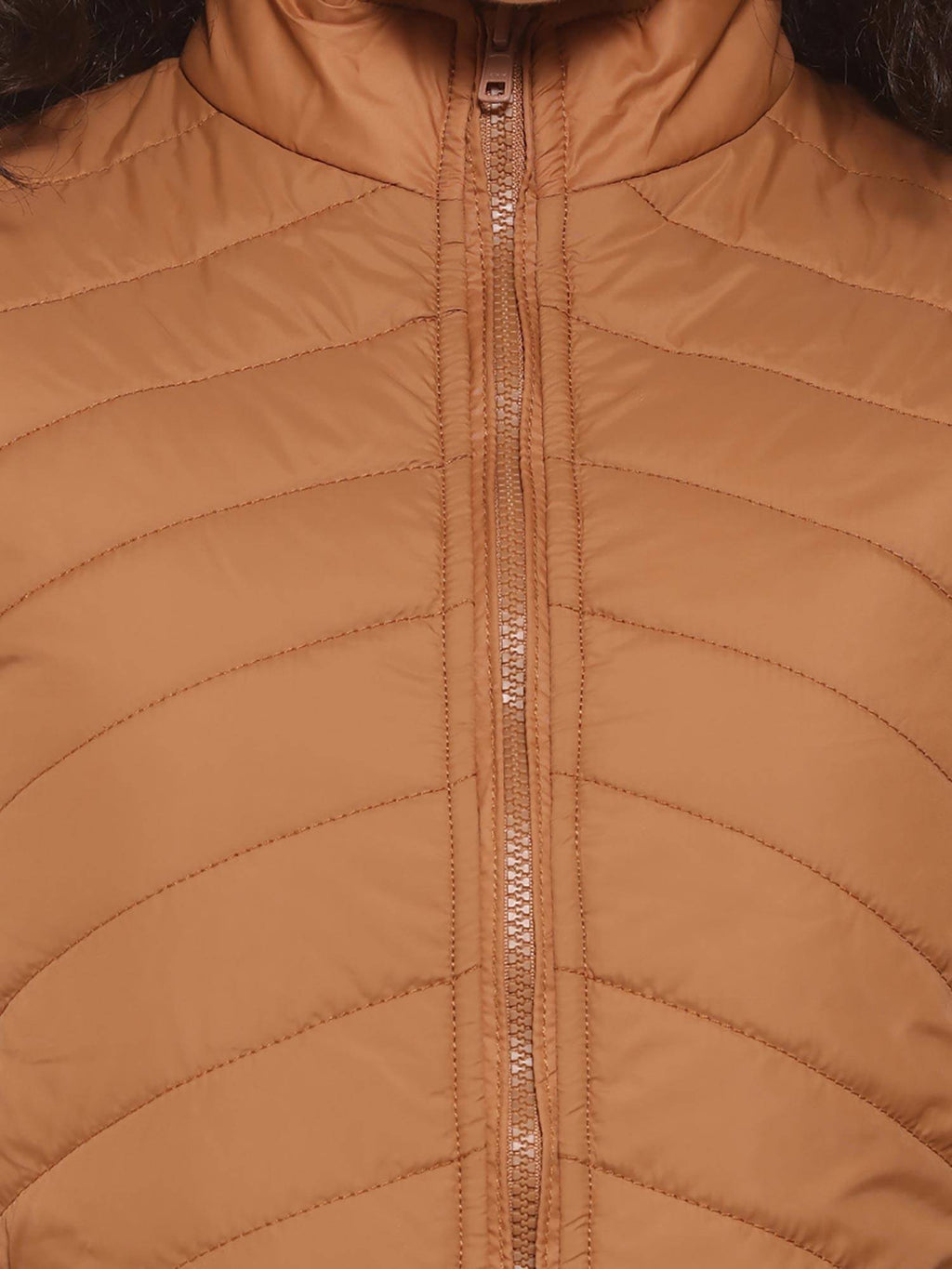Olive Solid Puffer Jacket | JC78 - view 9
