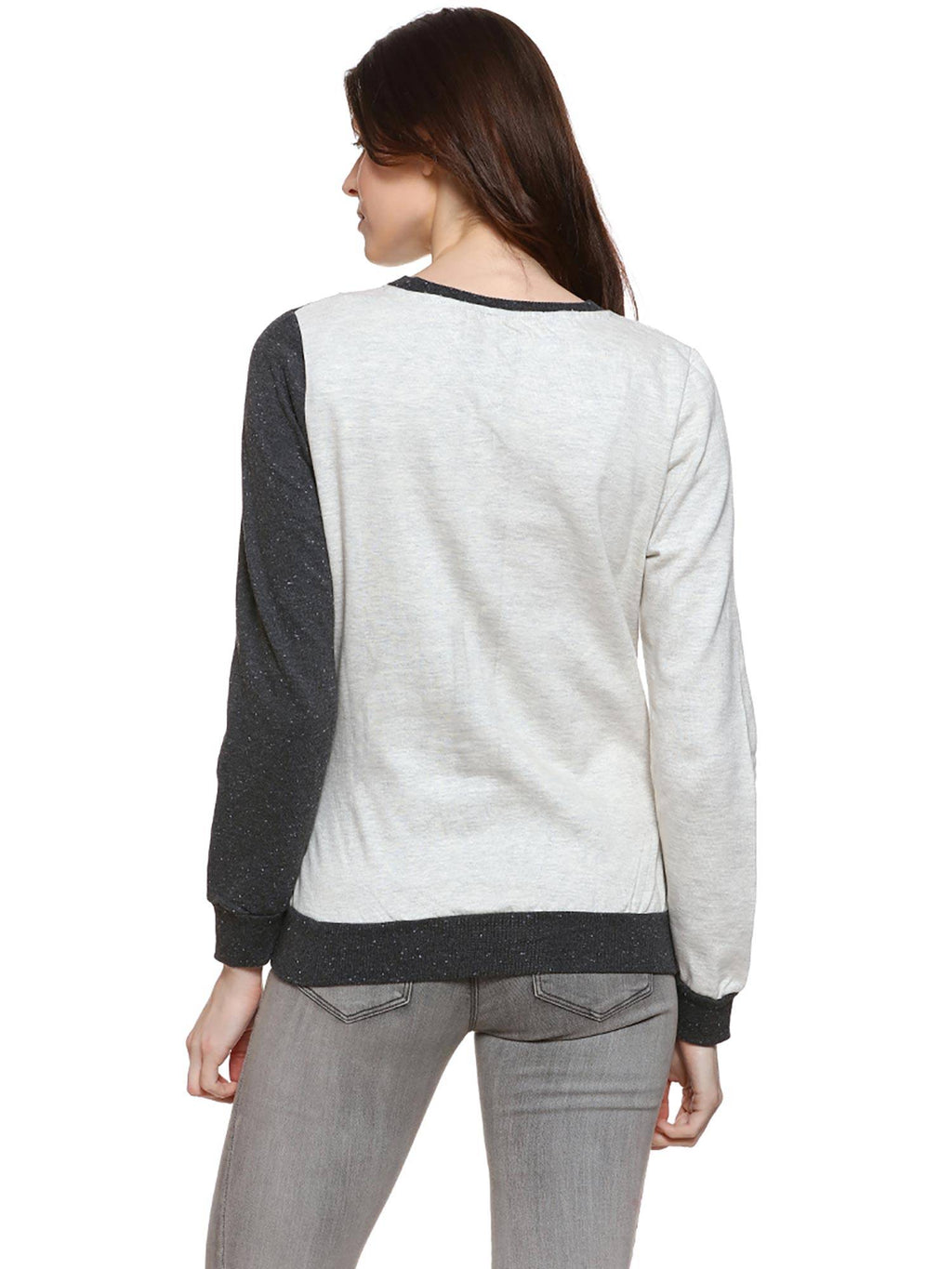Off White Patterned Sweatshirt | SS90 - view 2