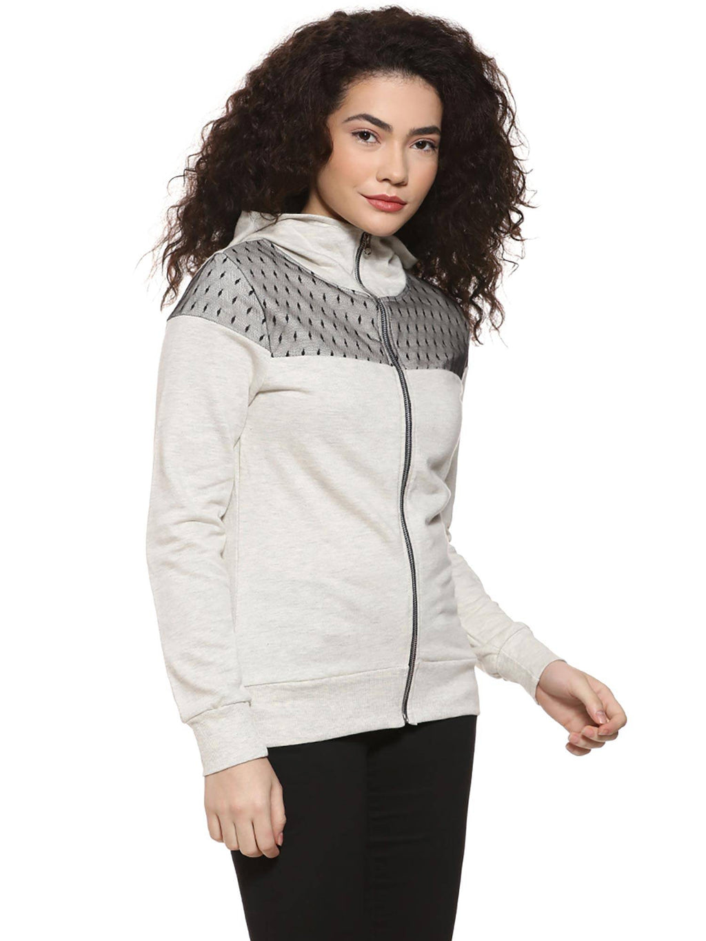 Grey Patterned Sweatshirt | SS90 - view 3