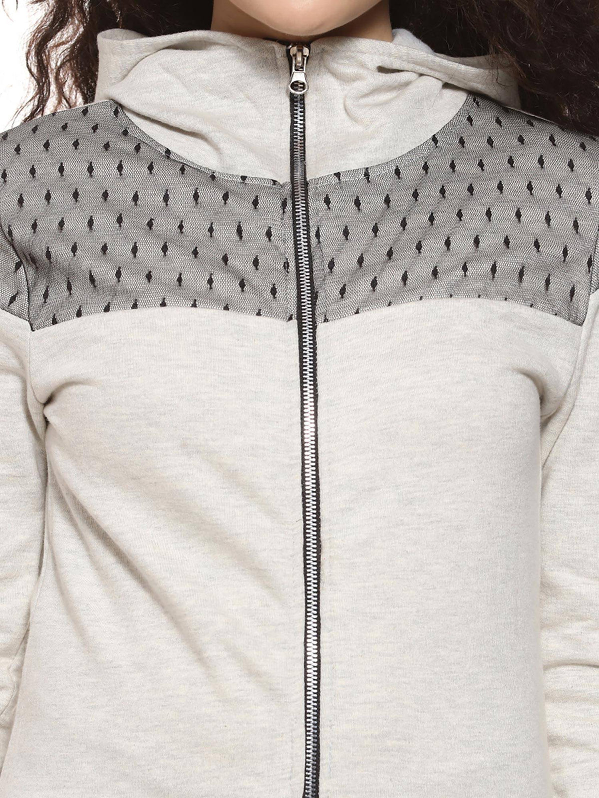 Grey Patterned Sweatshirt | SS90 - view 4