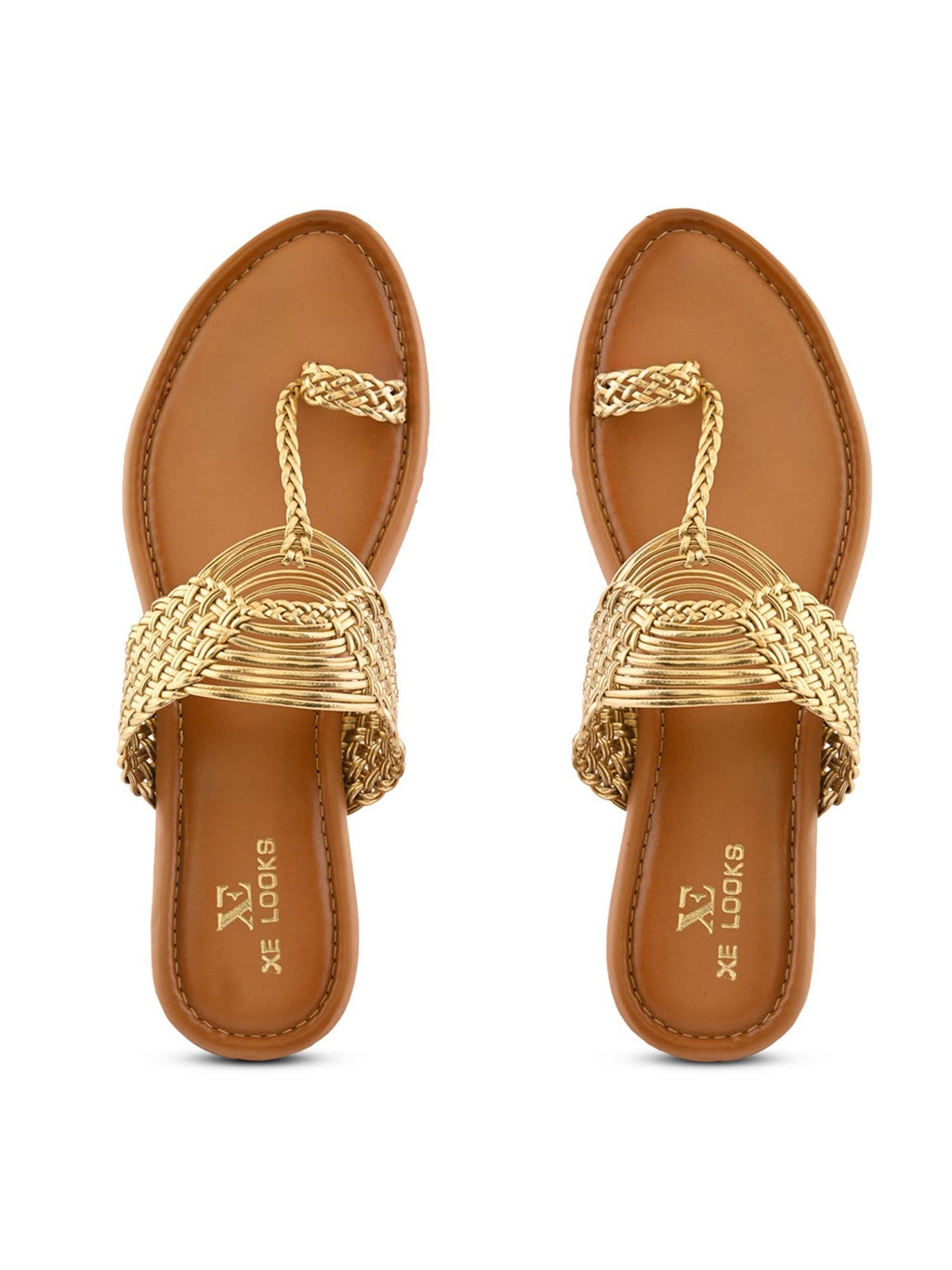Elegant Woven Toe-Ring Flats | F61 - view 11