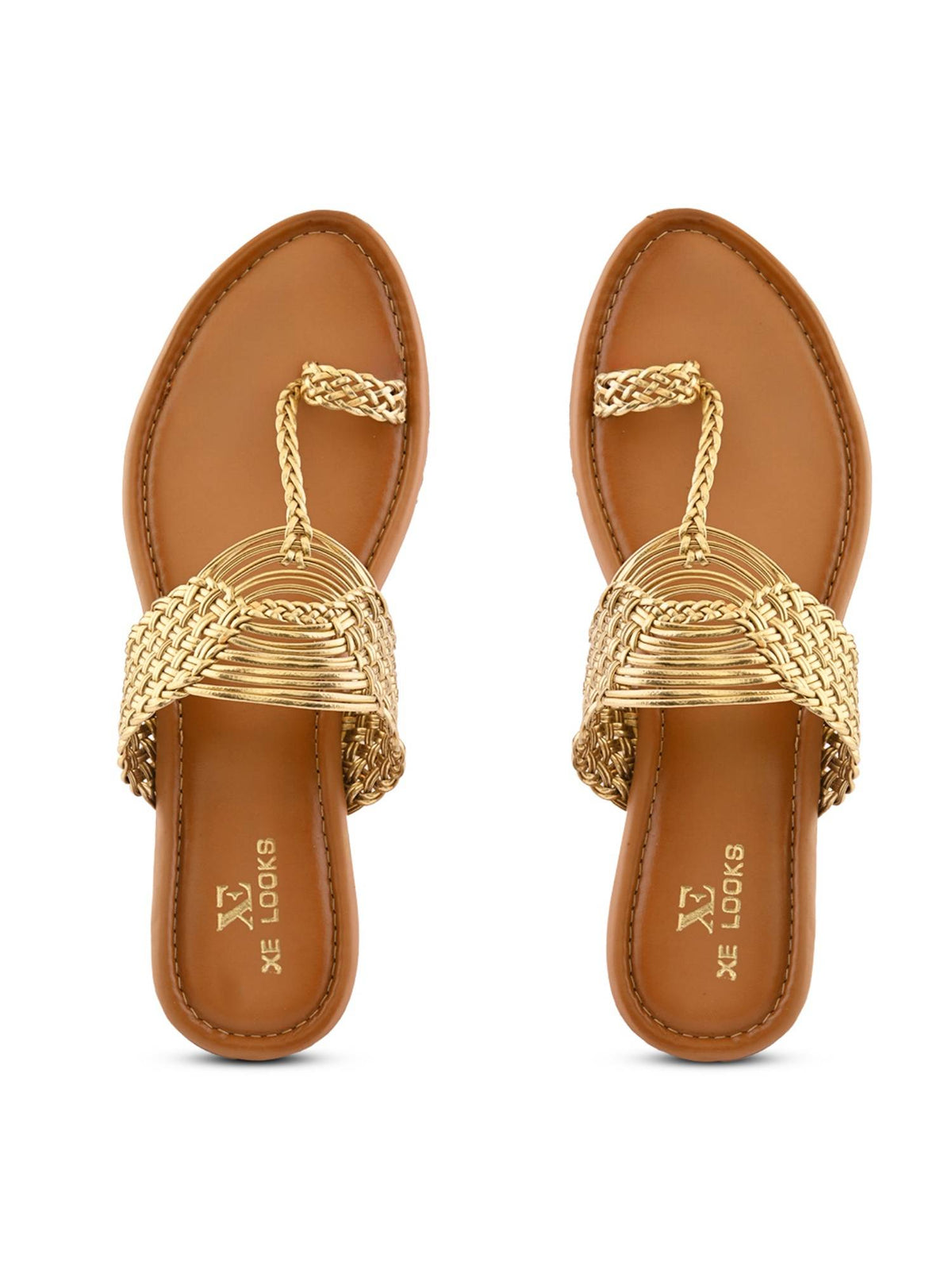 Elegant Woven Toe-Ring Flats | F61 - view 11