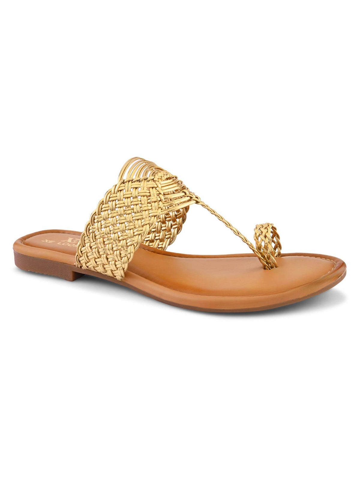 Elegant Woven Toe-Ring Flats | F61 - view 14