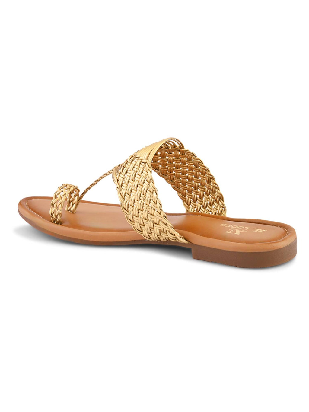 Elegant Woven Toe-Ring Flats | F61 - view 15