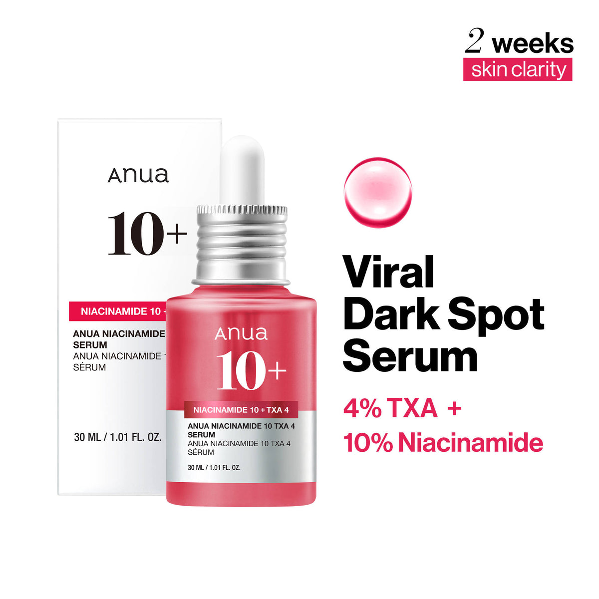 Niacinamide 10 Txa 4 Serum, Brightening Korean Serum For Dark Spots & Hyperpigmentation | Z8 - view 1