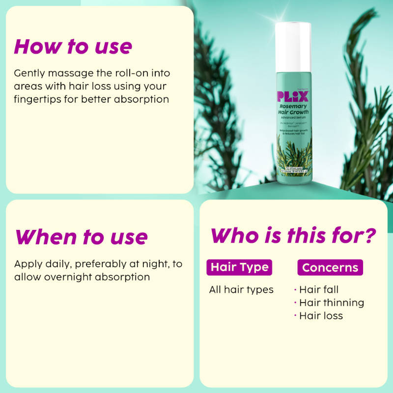 Rosemary Hair Growth Advanced Serum Roll-On | PL1 - view 5