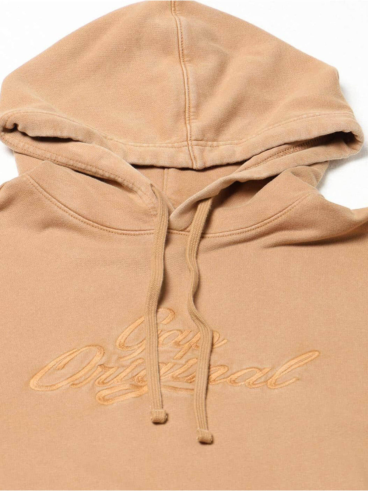 Biege Men's Logo Print Hooded Full Sleeves Hoodie Sweatshirt | HD56 - view 4