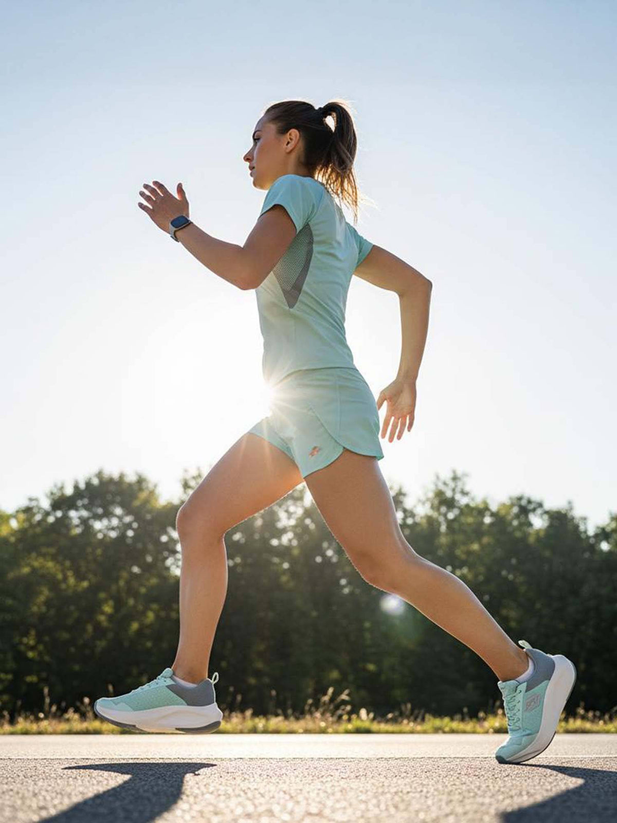 Energex Blue Running Shoes For Women | SH9 - view 4