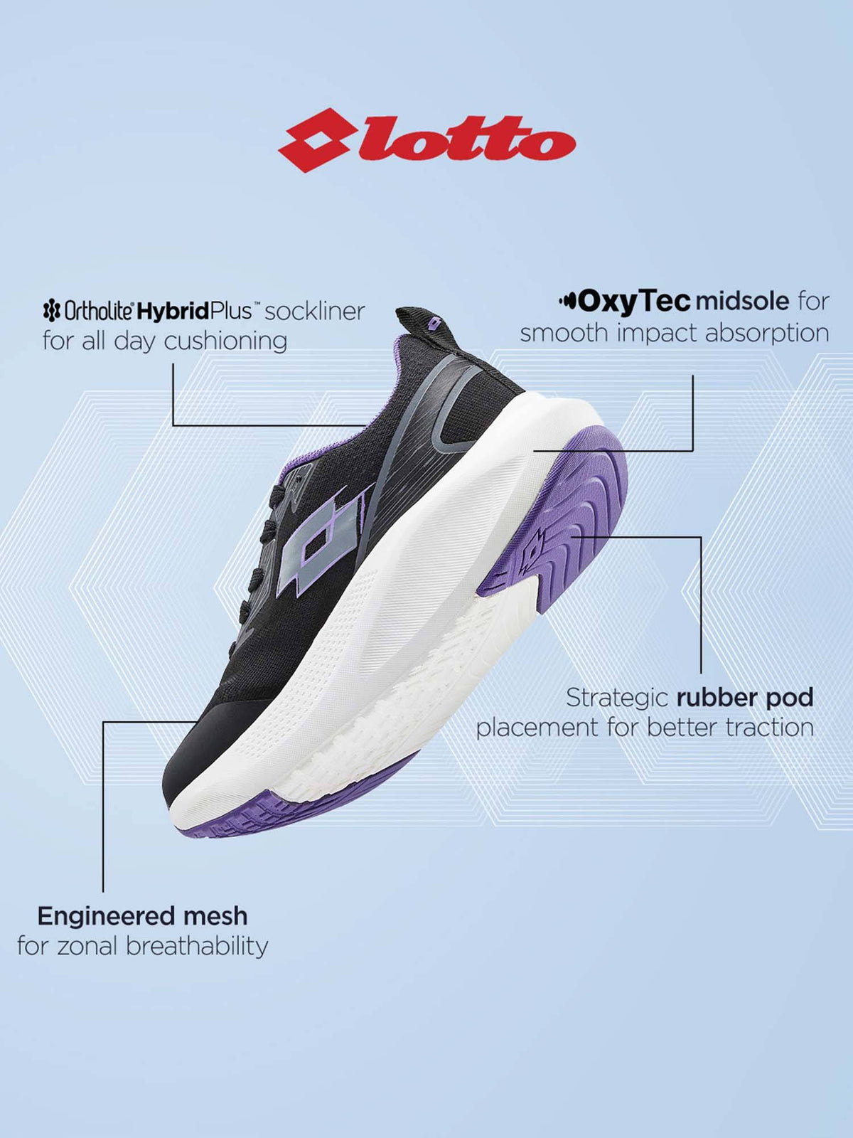 Pacerpro Black Running Shoes For Women | SH9 - view 7