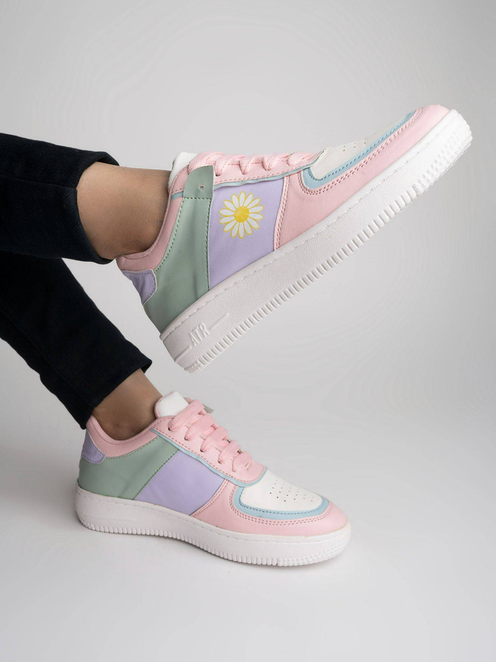Women Pink Colourblocked Sneakers | SN09 - view 1