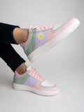 Women Pink Colourblocked Sneakers | SN09 - view 1