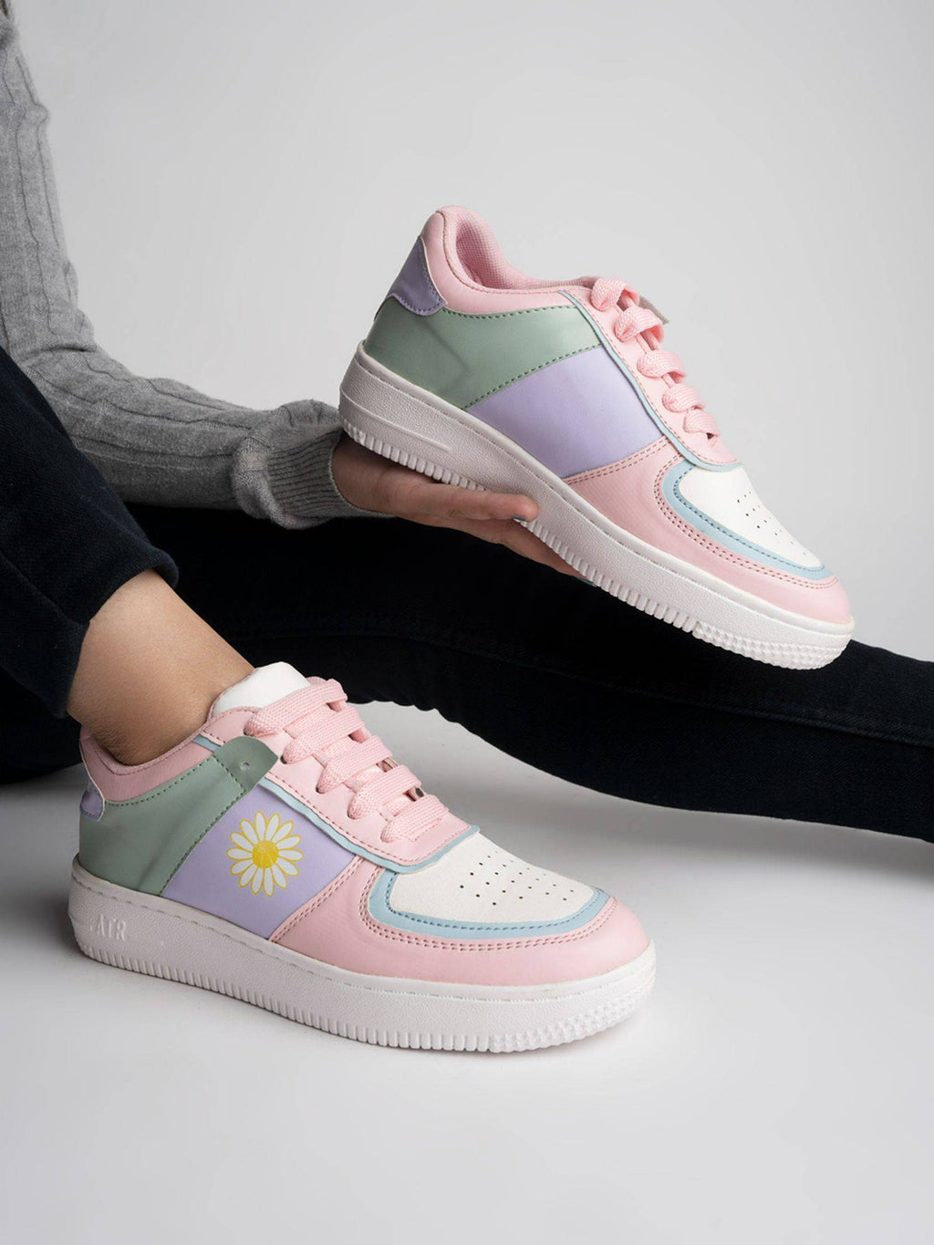 Women Pink Colourblocked Sneakers | SN09 - view 3
