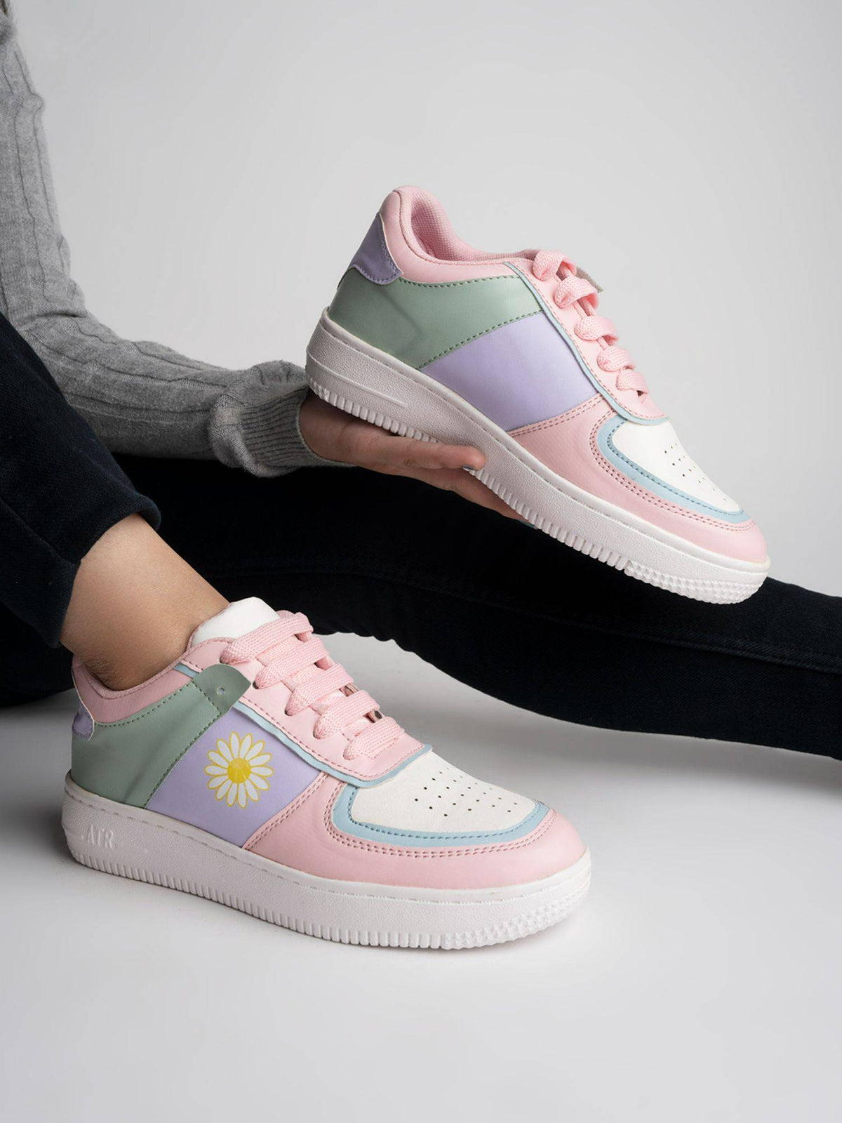 Women Pink Colourblocked Sneakers | SN09 - view 3