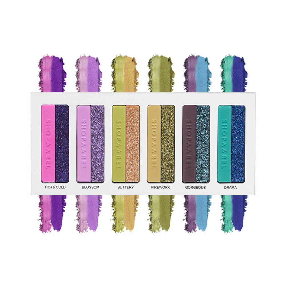 12 Colour Eyeshadow Palette, Blendable Mattes, Zero Fallout, Perfect Shade | E20 - view 1