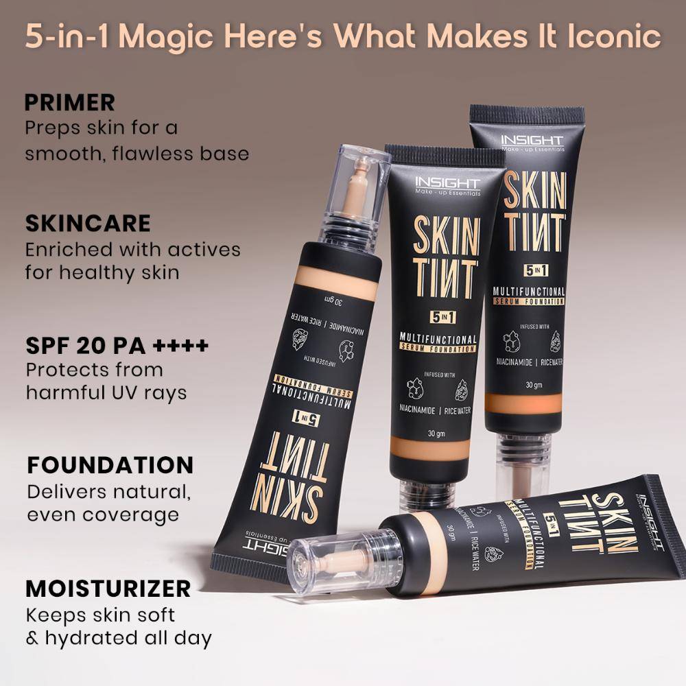 Skin Tint 5In1 Multifunctional Serum Foundation | F14 - view 5