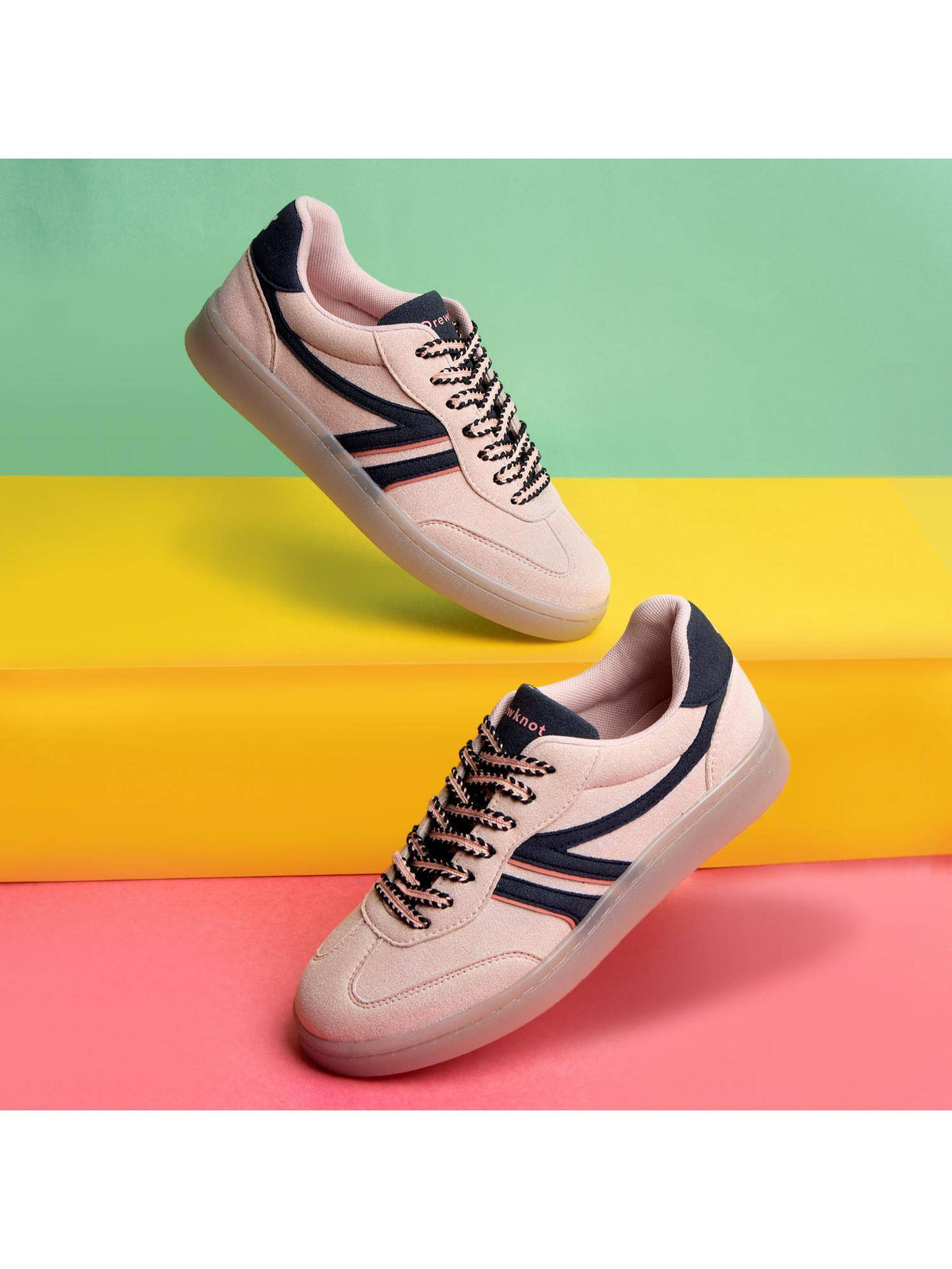 Women Zayra Pink Sneakers | SN09 - view 1