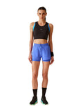 Navy Blue Colorblock Slim Fit Sleeveless Sports Bra | sb09 - view 8