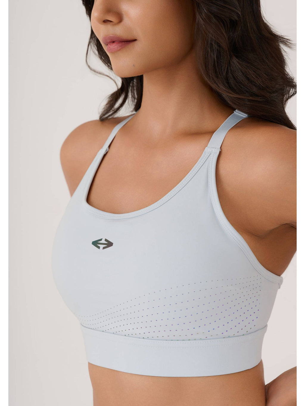 Solid Slim Fit Sleeveless Power Yoga Edition Black Sports Bra | sb09 - view 10