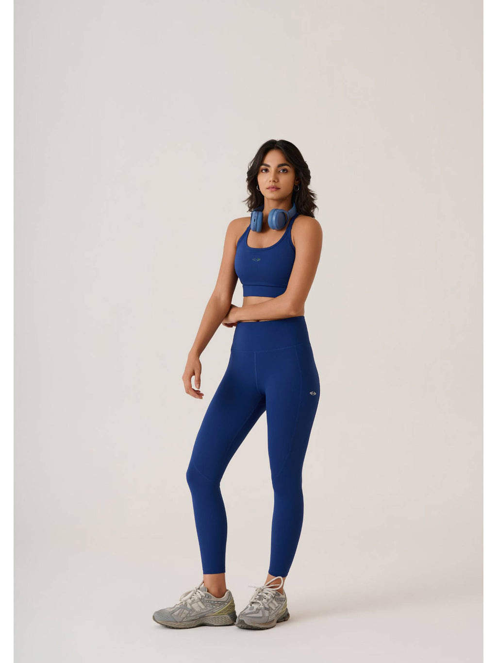 Solid Slim Fit Sleeveless Power Yoga Edition Black Sports Bra | sb09 - view 13