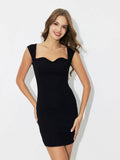 Women Bodycon Black Dress | D56 - view 1