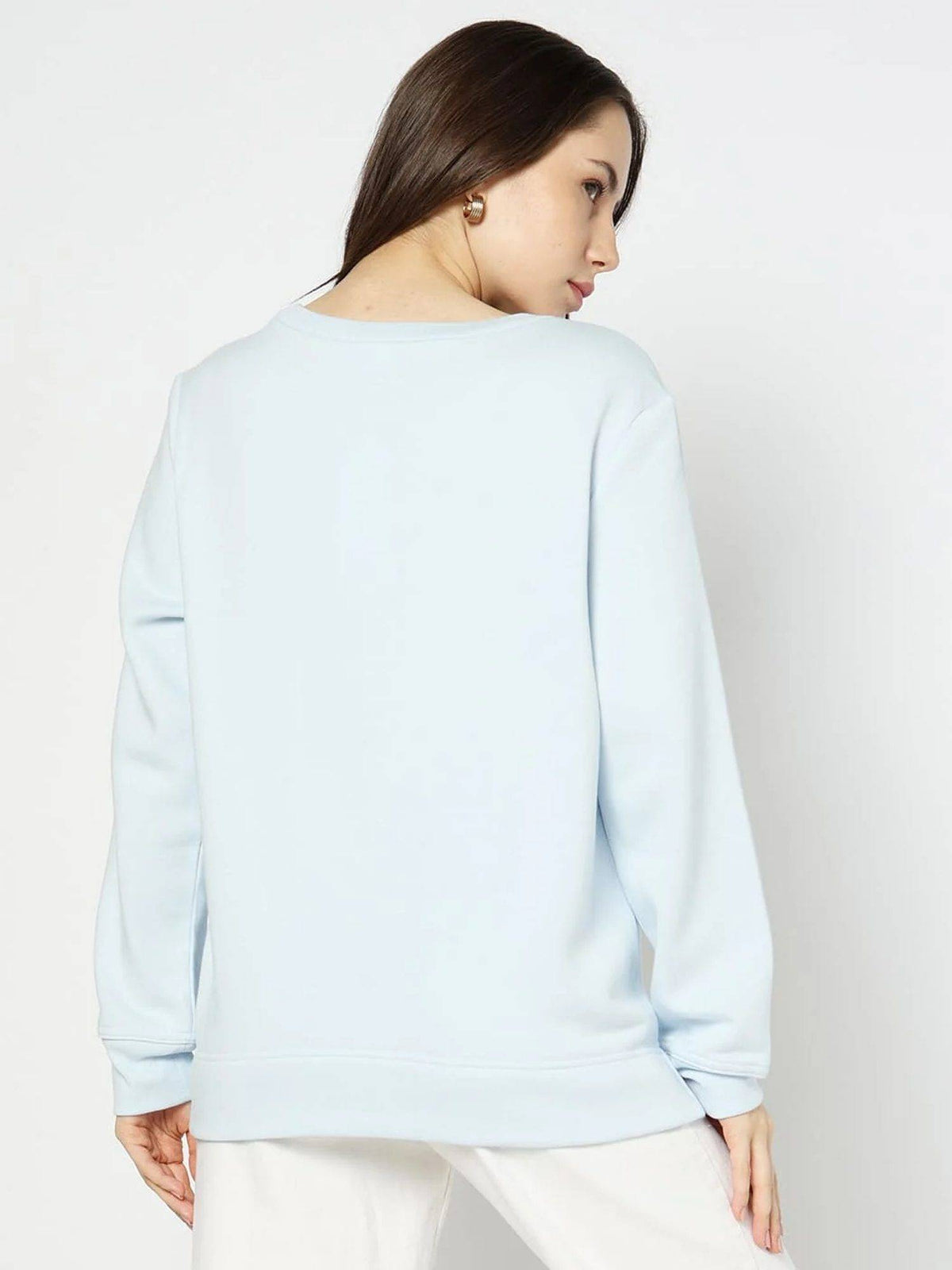 Blue Logo Regular Fit Full Sleeve Sweatshirt | SS90 - view 2