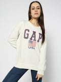 Off White Logo Regular Fit Full Sleeve Sweatshirt | HD56 - view 1