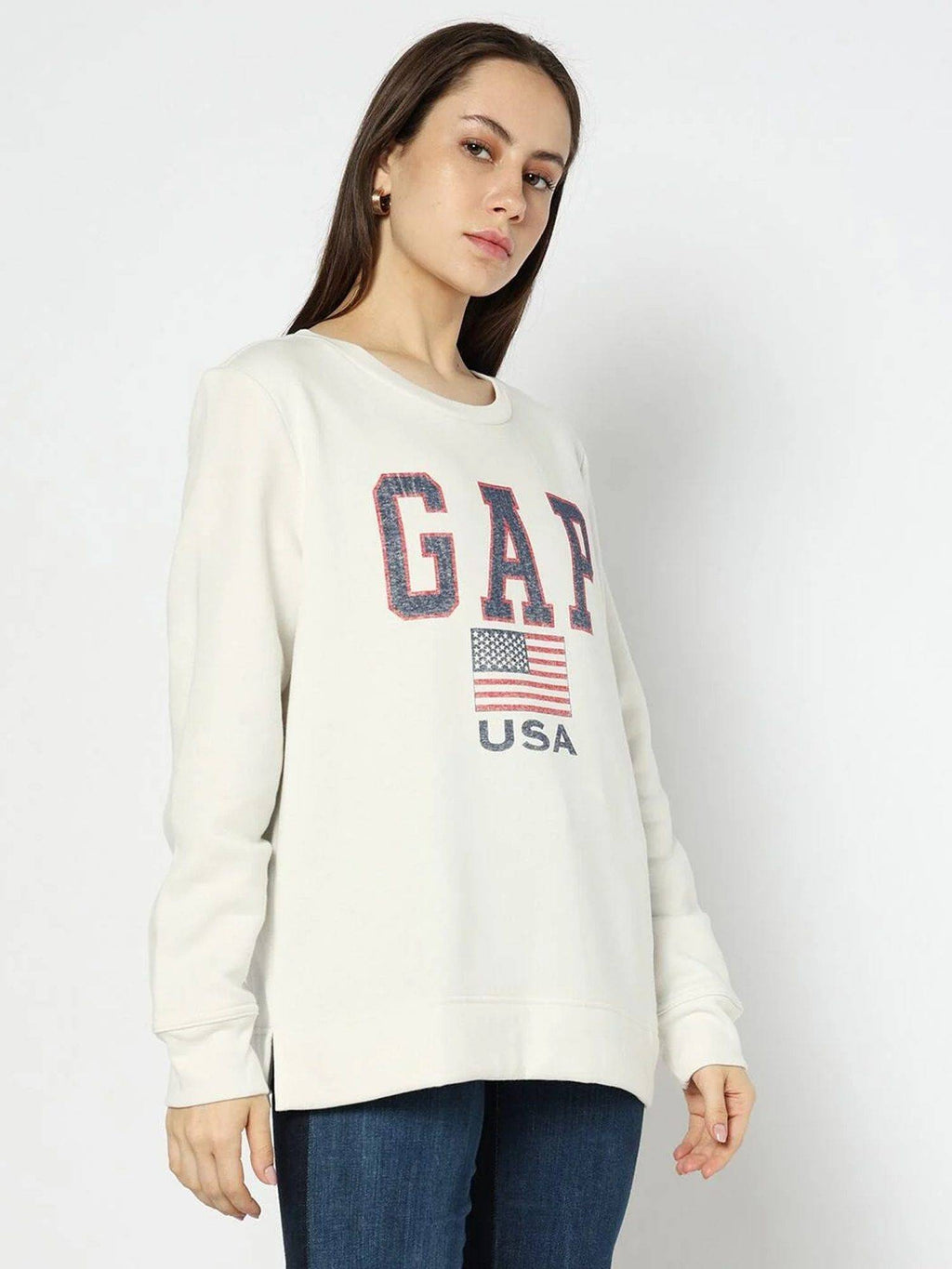 Off White Logo Regular Fit Full Sleeve Sweatshirt | HD56 - view 7