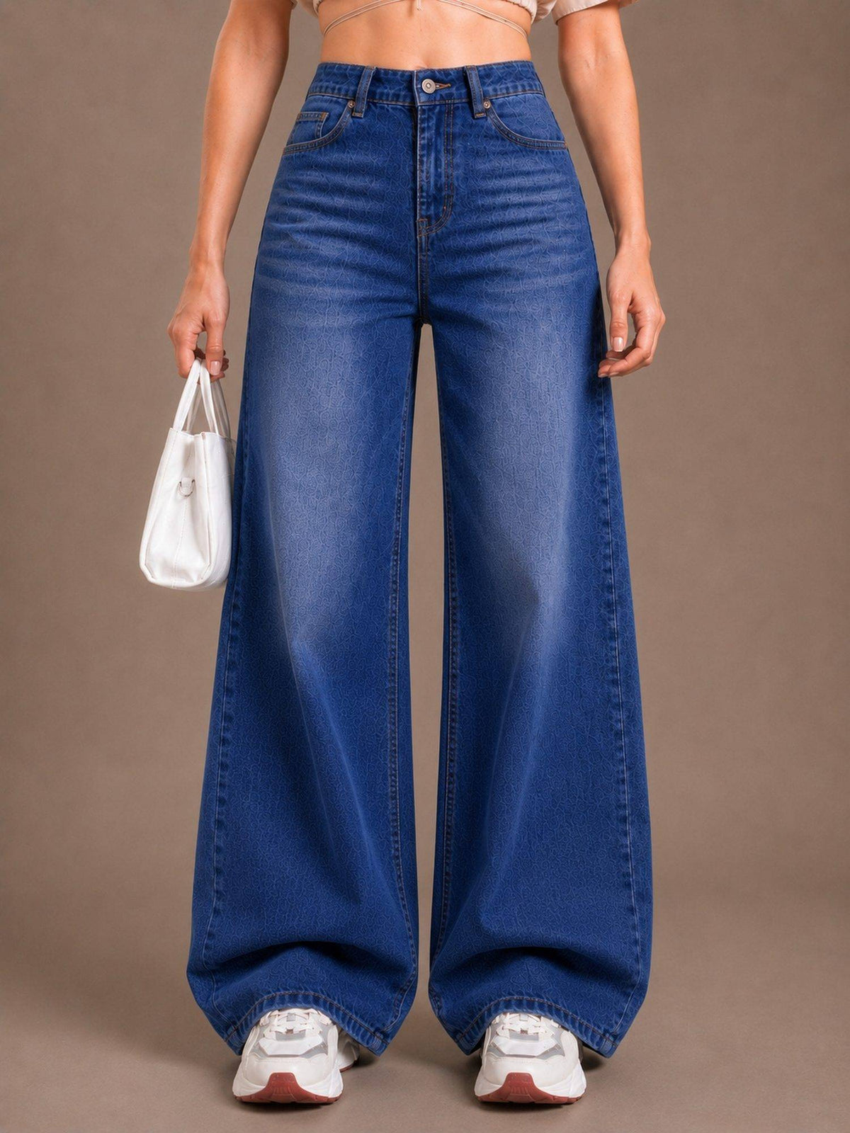 Tint Bata Wideleg Streachable High Rise Jeans | WL90 - view 1