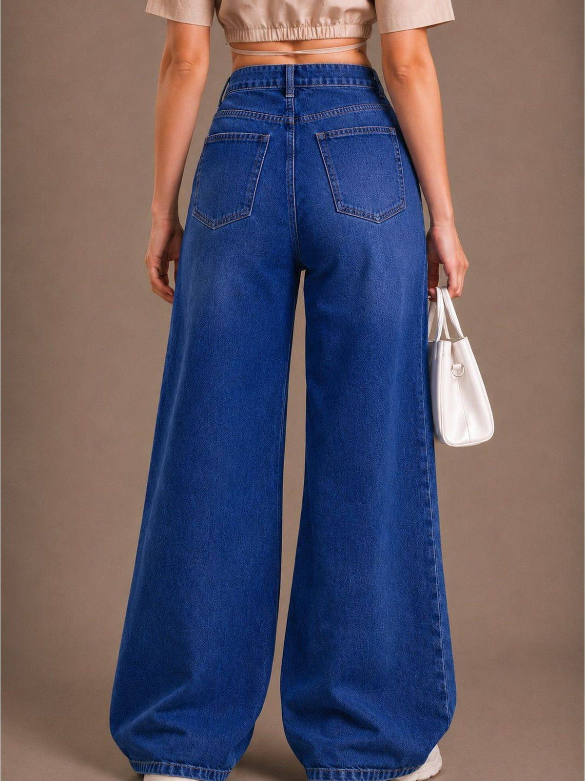 Tint Bata Wideleg Streachable High Rise Jeans | WL90 - view 2