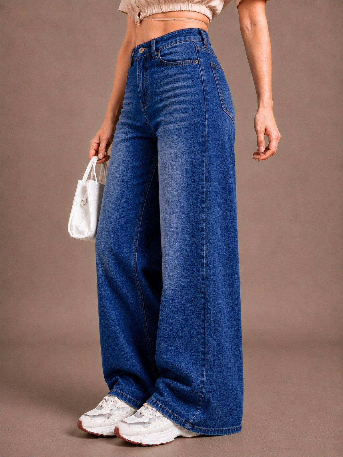 Tint Bata Wideleg Streachable High Rise Jeans | WL90 - view 3