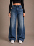 Tint Bata Wideleg Streachable High Rise Jeans | WL90 - view 1