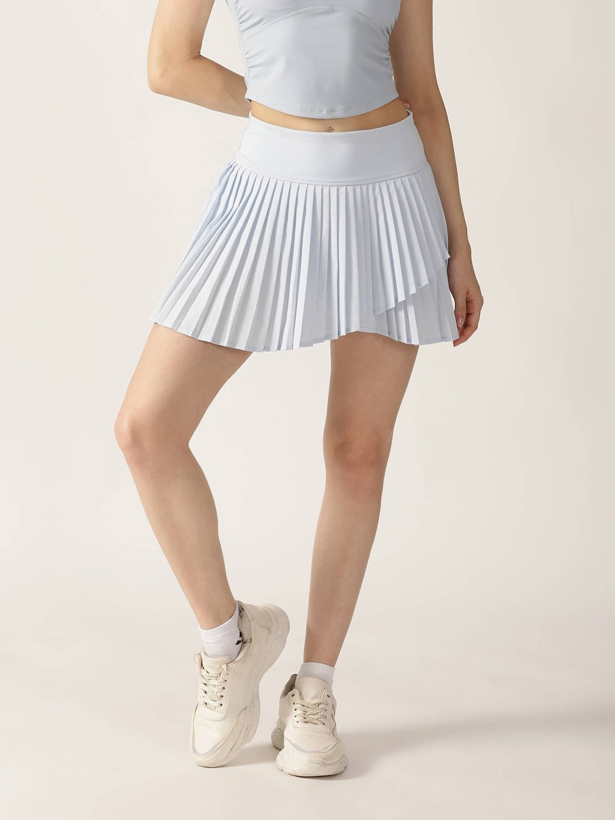 Women Pink Playdate Pleated Skorts - view 7