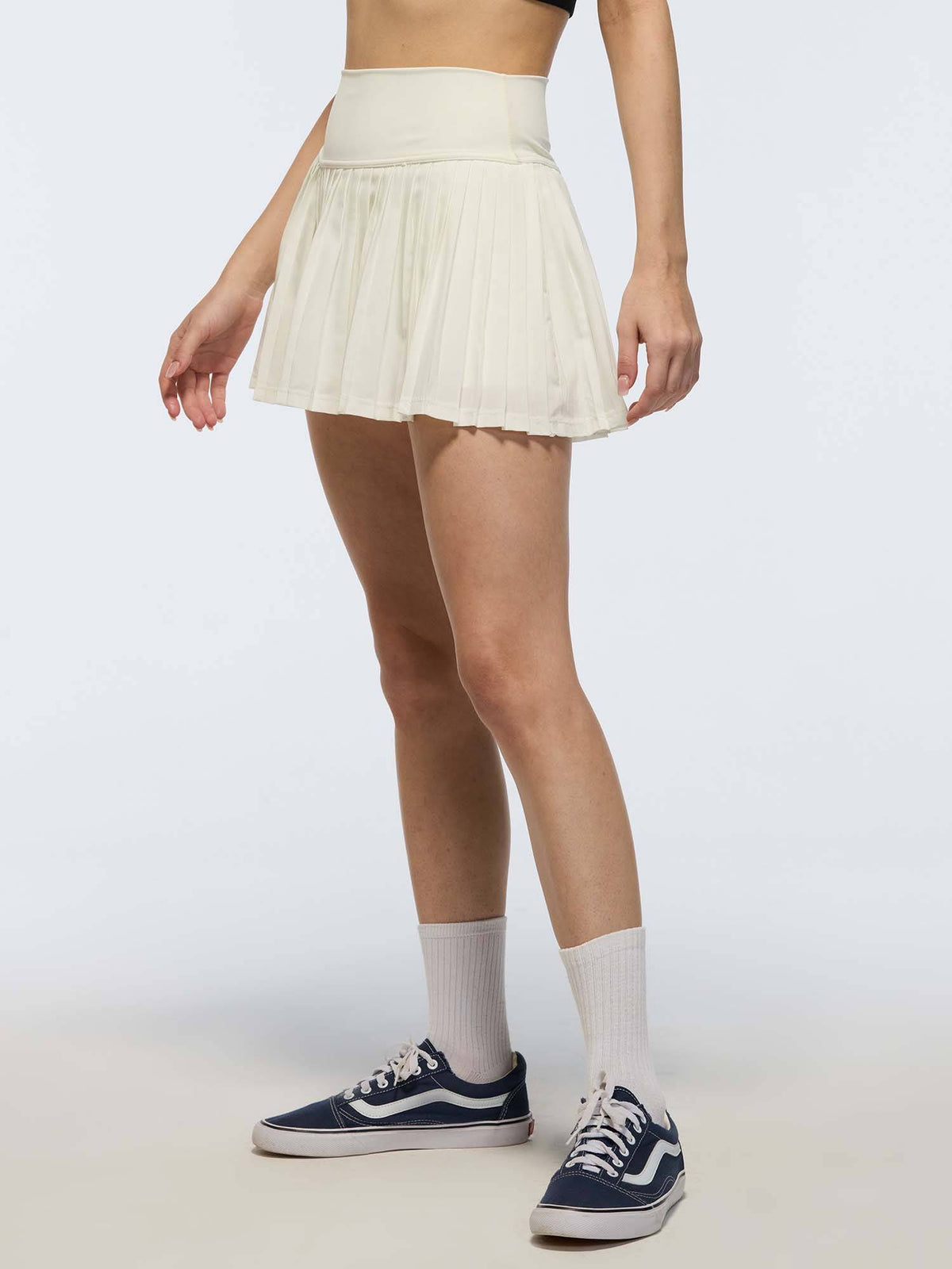 Ivory Plie Pleated Skort - view 1