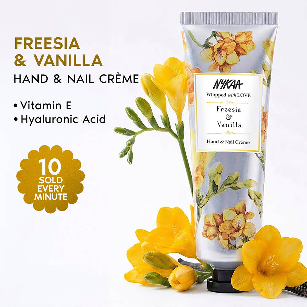 Nykaa Wanderlust Hand & Nail Cream - Rose & White Musk | Hydration with Vitamin E & Hyaluronic Acid | B20 - view 16