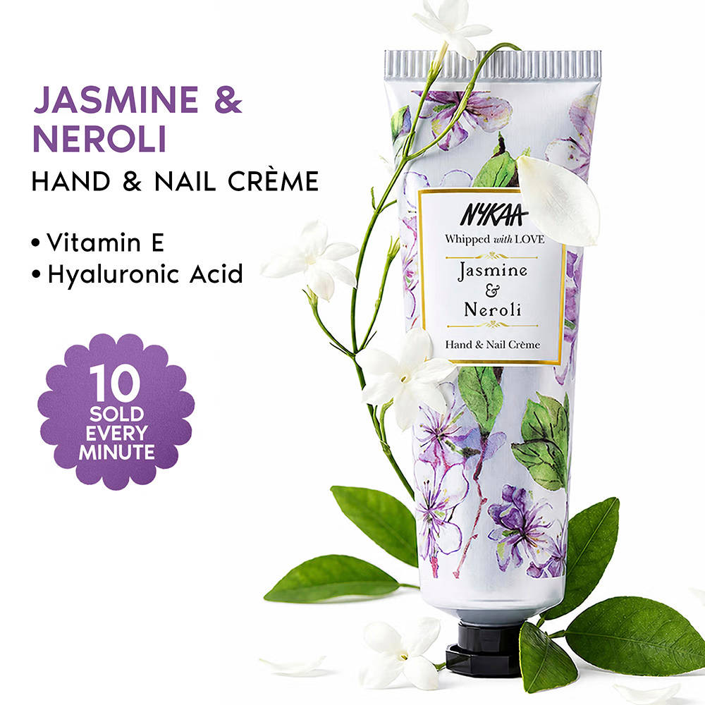 Nykaa Wanderlust Hand & Nail Cream - Rose & White Musk | Hydration with Vitamin E & Hyaluronic Acid | B20 - view 24
