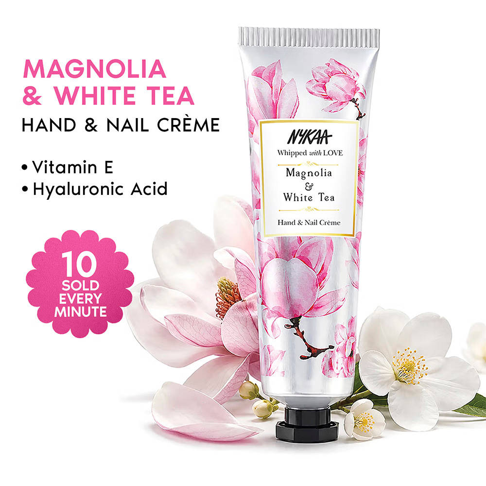 Nykaa Wanderlust Hand & Nail Cream - Rose & White Musk | Hydration with Vitamin E & Hyaluronic Acid | B20 - view 32