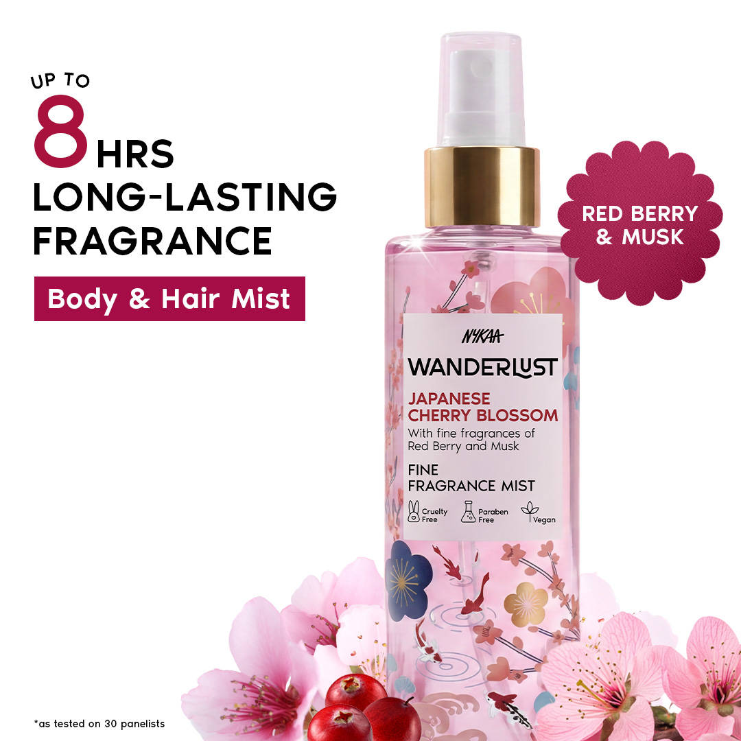 Nykaa Wanderlust 2-in-1 Body & Hair Perfume Mist Long Lasting Fragrance - Upto 8 hours | B20 - view 1