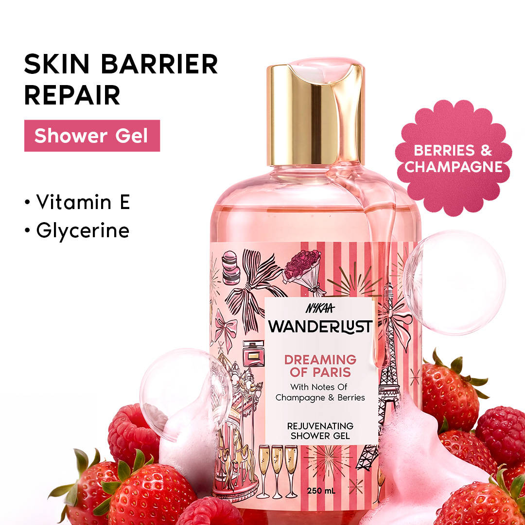 Nykaa Wanderlust Perfume Shower Gel - Hydrating, Brightening & Cleansing | B20 - view 1