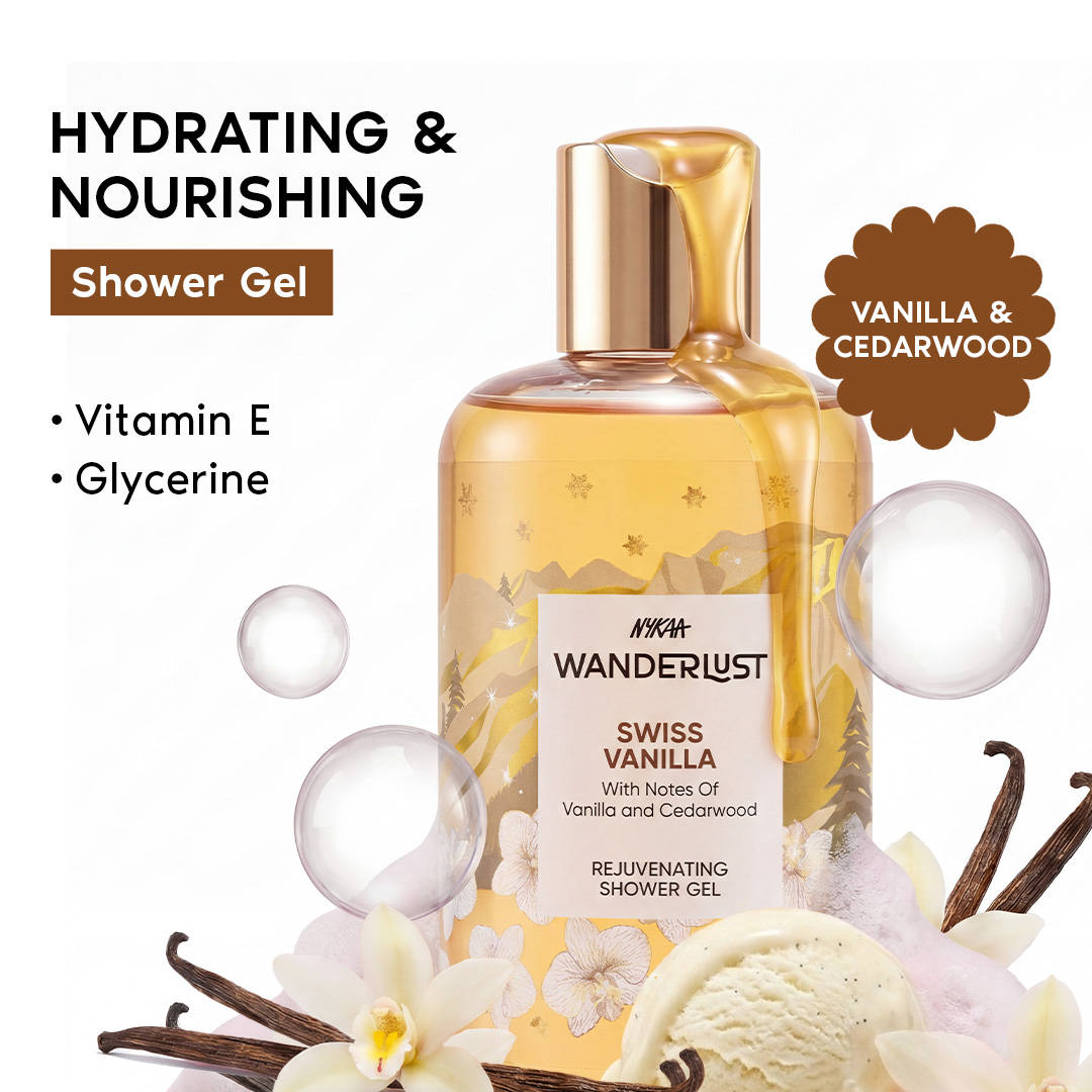 Nykaa Wanderlust Perfume Shower Gel - Hydrating, Brightening & Cleansing | B20 - view 8
