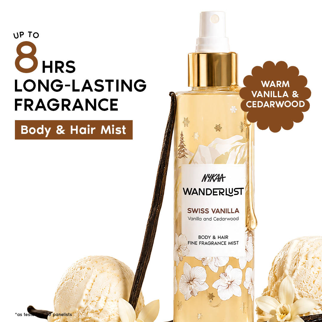 Nykaa Wanderlust 2-in-1 Body & Hair Perfume Mist Long Lasting Fragrance - Upto 8 hours | B20 - view 8