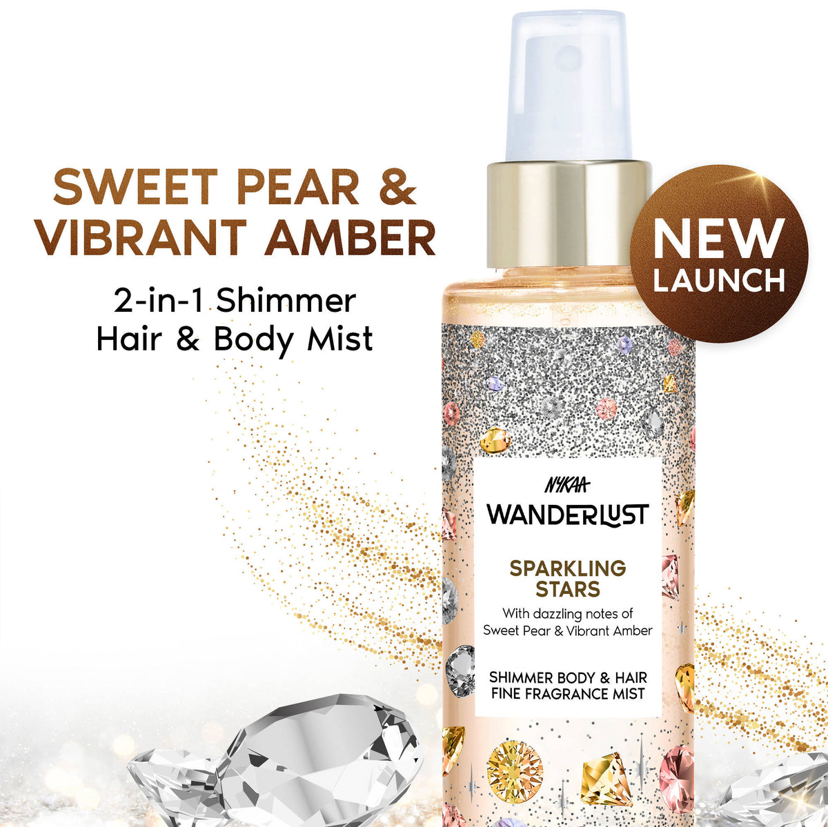 Nykaa Wanderlust 2-in-1 Body & Hair Perfume Mist Long Lasting Fragrance - Upto 8 hours | B20 - view 15