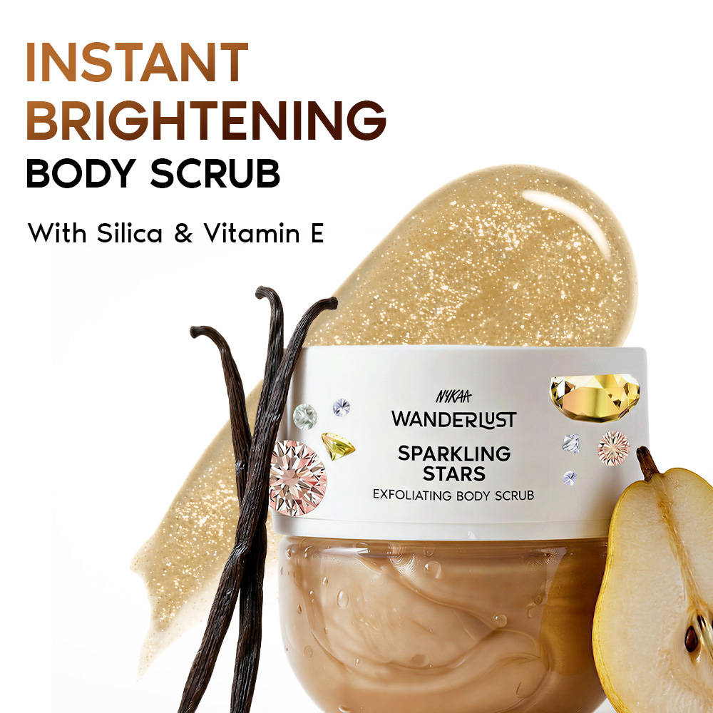 Nykaa Wanderlust Exfoliating Body Scrub - English Country Rose | Pink Clay Detan Niacinamide & Vit E | B20 - view 13
