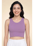 Zelocity Medium Impact Moisture Wicking Sports Bra - Orchid Mist | sb09 - view 1