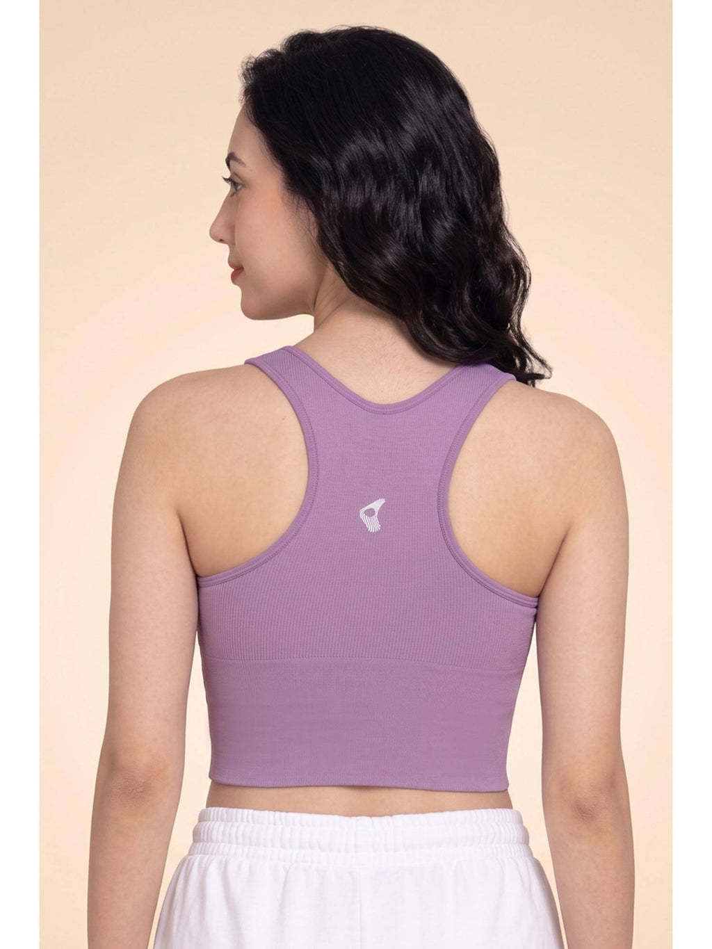Zelocity Medium Impact Moisture Wicking Sports Bra - Orchid Mist | sb09 - view 4