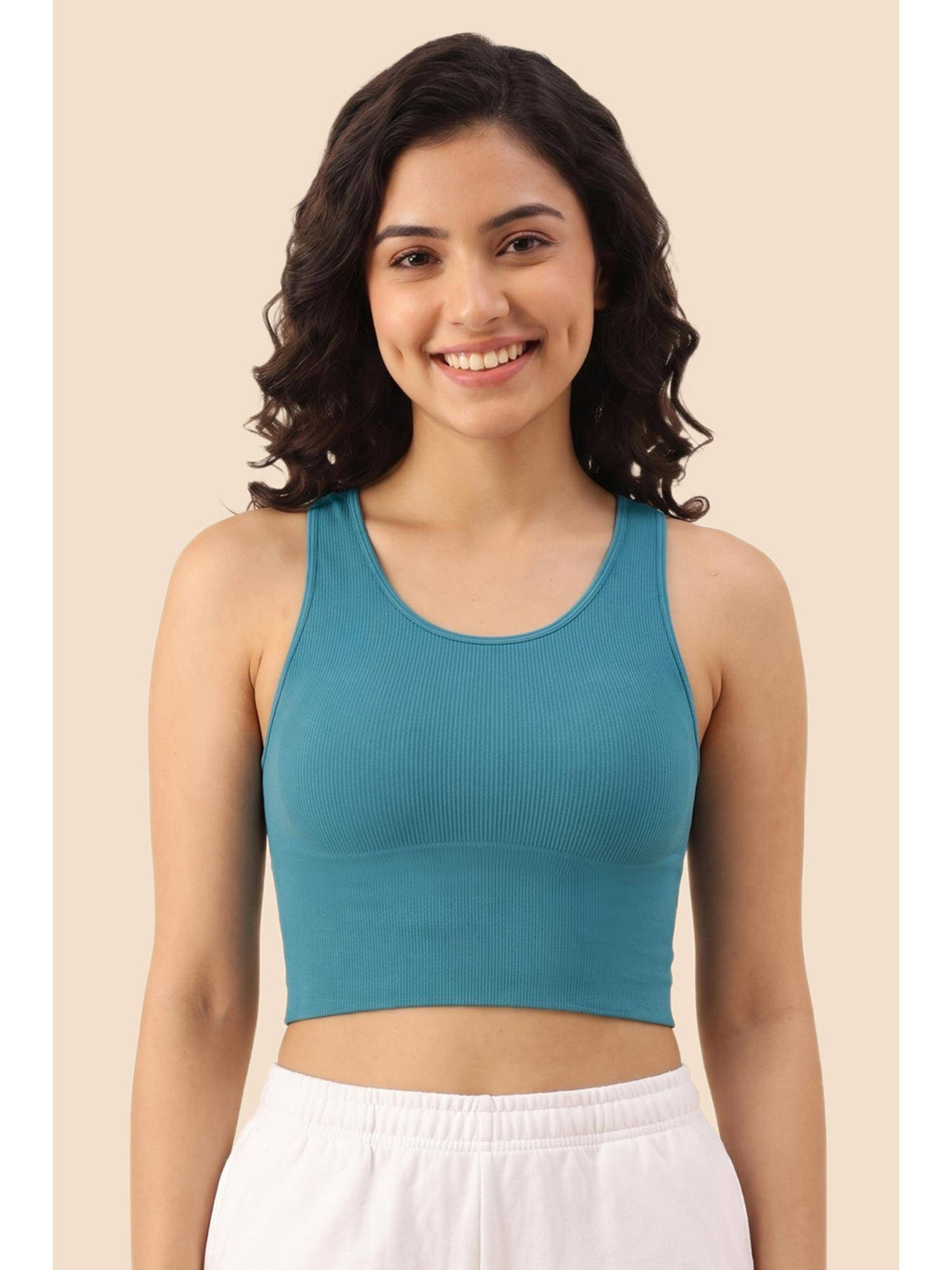Zelocity Medium Impact Moisture Wicking Sports Bra - Orchid Mist | sb09 - view 14
