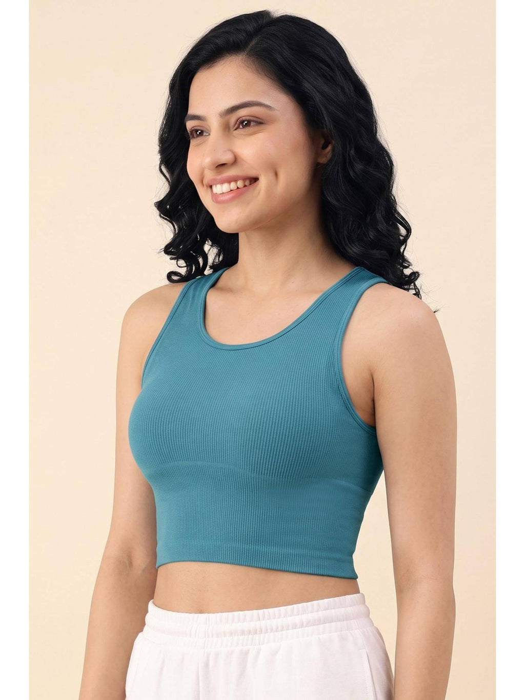 Zelocity Medium Impact Moisture Wicking Sports Bra - Orchid Mist | sb09 - view 15