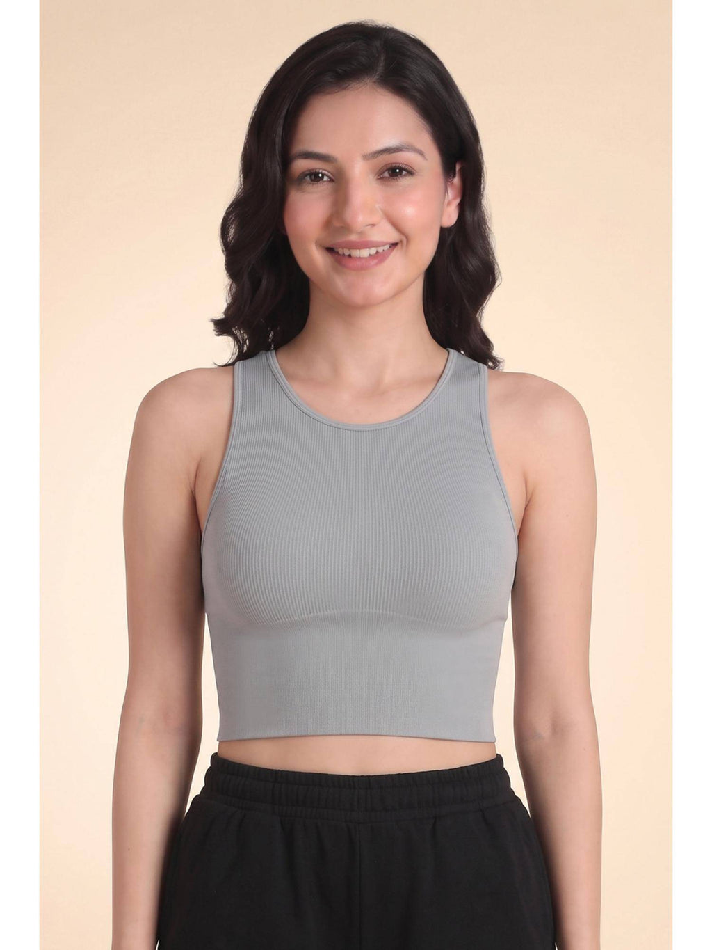 Zelocity Medium Impact Moisture Wicking Sports Bra - Orchid Mist | sb09 - view 8