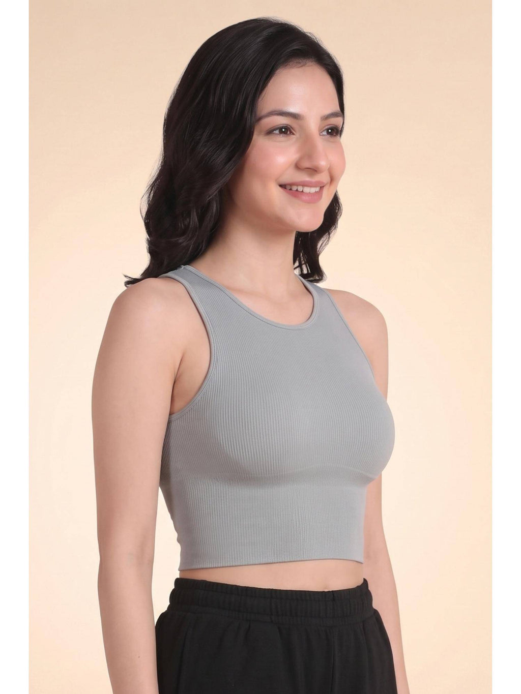 Zelocity Medium Impact Moisture Wicking Sports Bra - Orchid Mist | sb09 - view 9