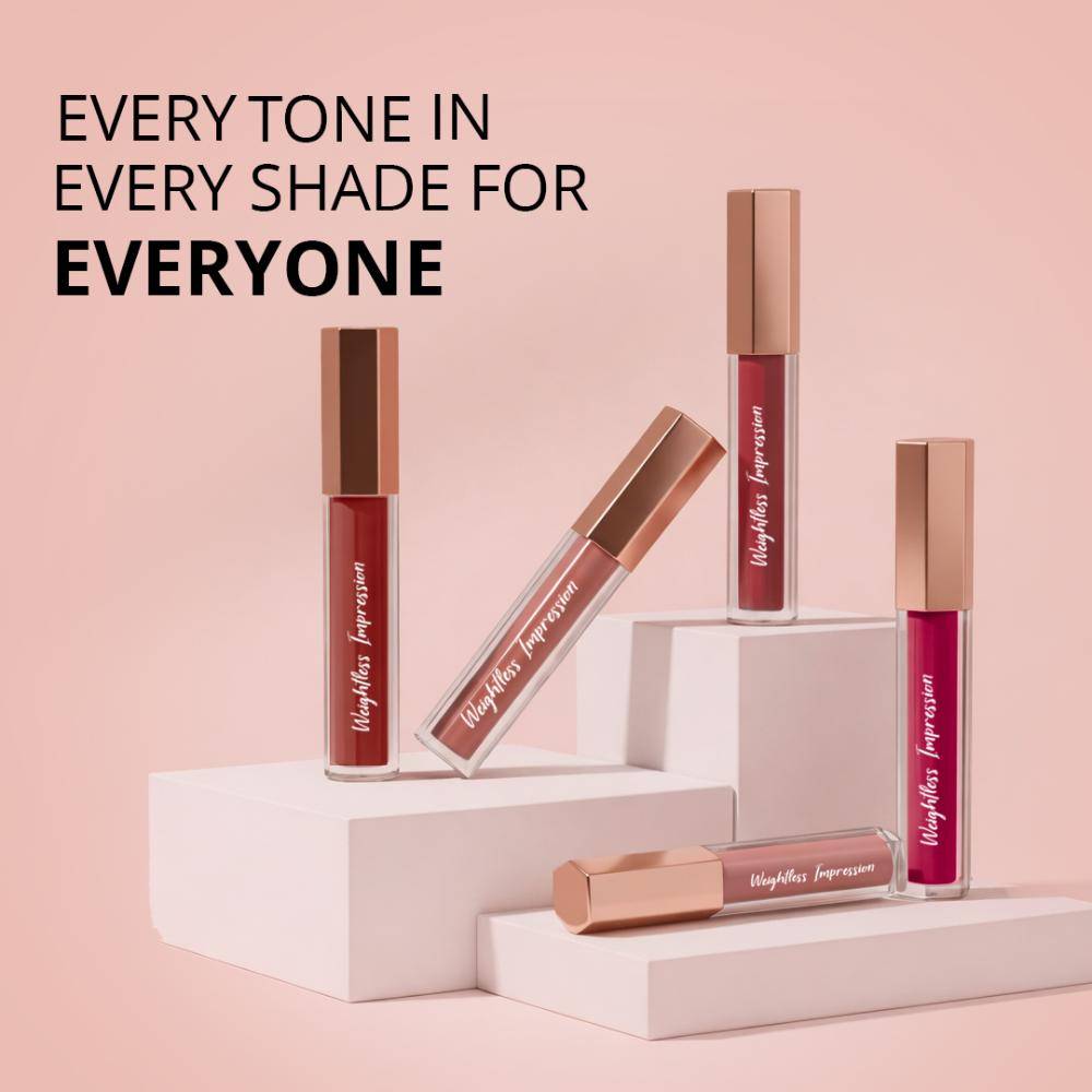 Weightless Impressions Liquid Lipstick Light Weight Smudgeproof Long Lasting | L12 - view 38
